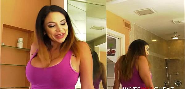  Big Tits And Ass Latina MILF Missy Martinez Cheats On Husband With Plumber